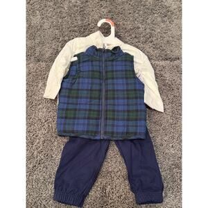 Boys Carter’s 3-Piece Winter Layered Outfit – Size 9M (NWT)